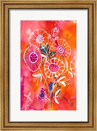 Framed Brightest Blooms Print
