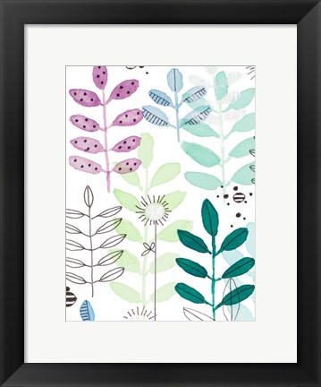 Framed Botanics I Print
