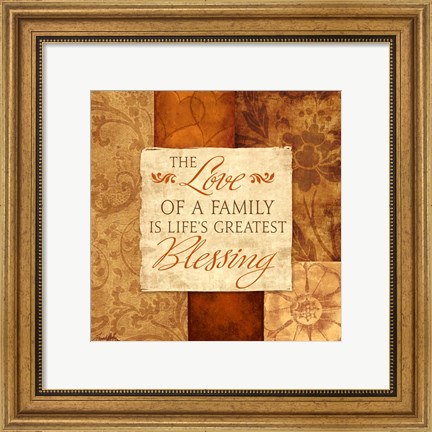 Framed Love of a Family Print