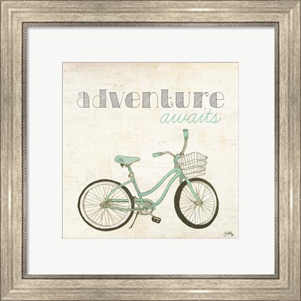 Framed Explore and Adventure II Print