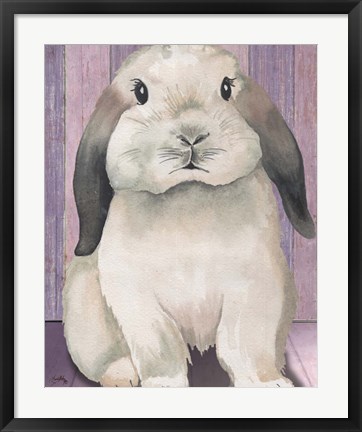 Framed Bunny I Print