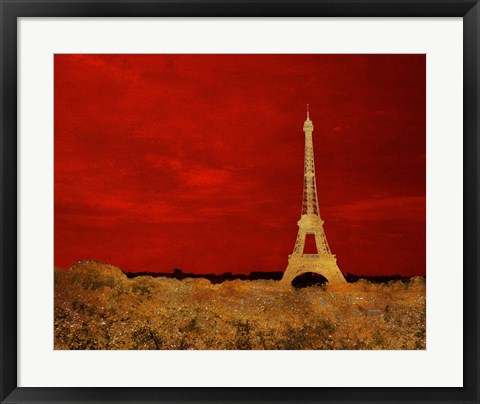 Framed Red Paris Print