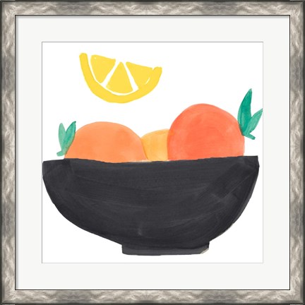 Framed Fruit Bowl I Print