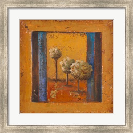 Framed Lonely Trees II Print