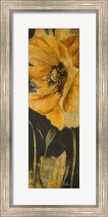 Framed Poppy Garden Panel II Print