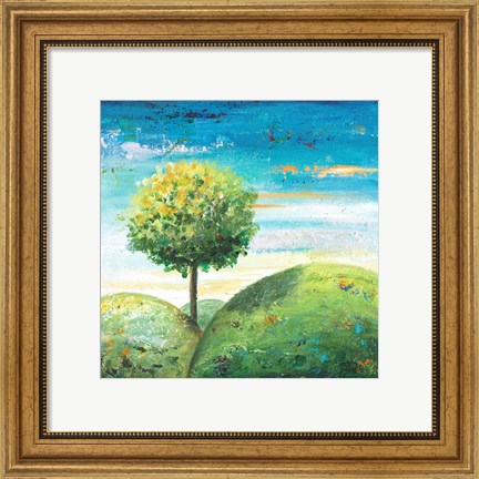 Framed Cute Tree II Print