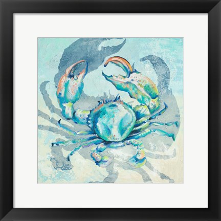 Framed Surf Side Crab Print