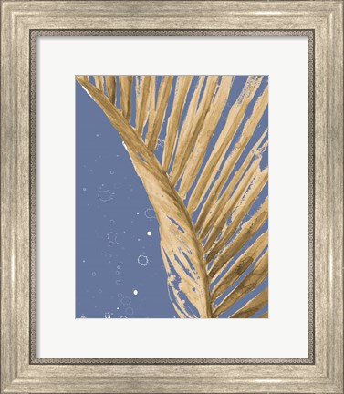 Framed Gold Wet Palm Print