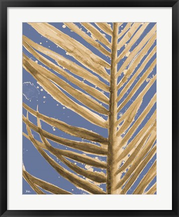 Framed Golden Wet Palm Print