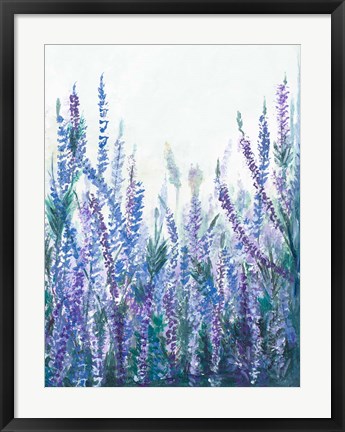 Framed Lavender Garden II Print