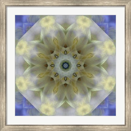 Framed Colorful Kaleidoscope 3 Print