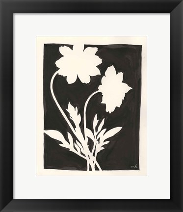 Framed Joyful Spring I Black Print