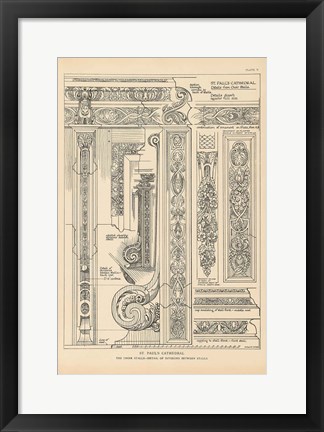 Framed English Renaissance V Print