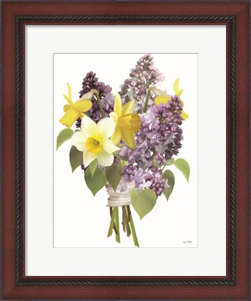 Framed Lilacs and Daffodils Print