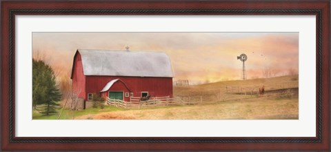 Framed Horse Farm Print