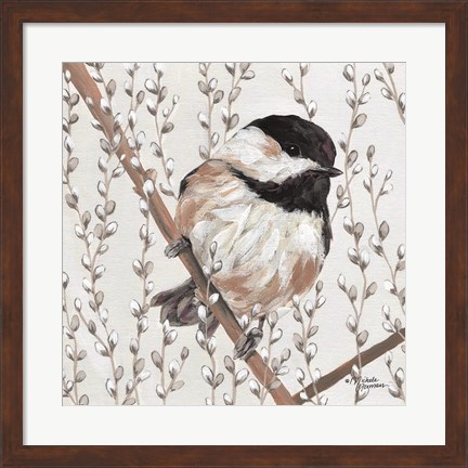 Framed Wee Chickadee Print