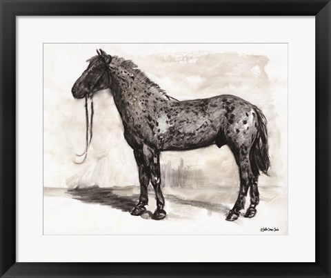 Framed Horse Study 2 Print