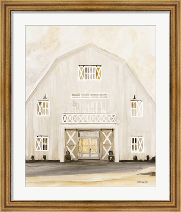 Framed Wedding Barn Print