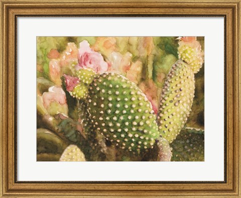 Framed Cactus Flowers Print