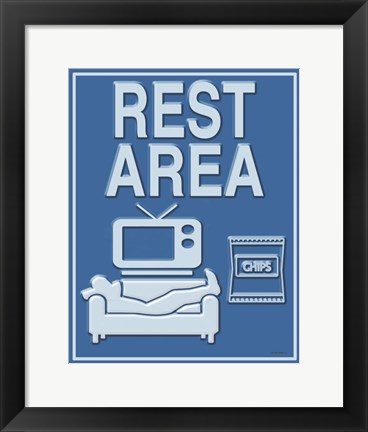 Framed Rest Area Print
