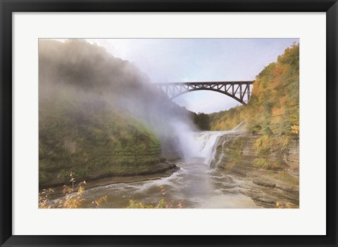 Framed Letchworth Upper Falls Print