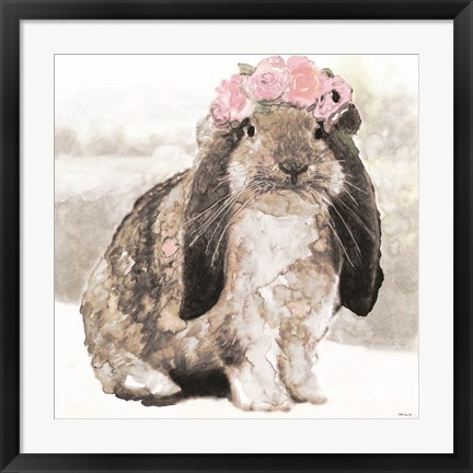 Framed Bunny Simone Print