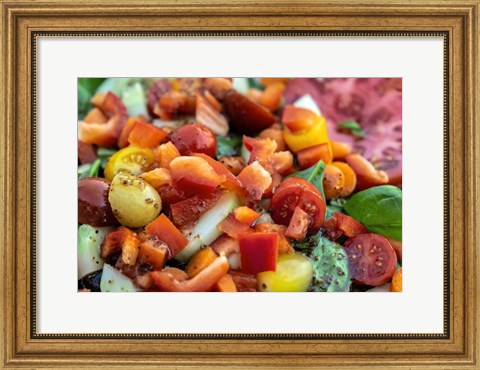 Framed Fresh Garden Salad Print