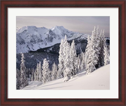 Framed Cariboo Mountains Print