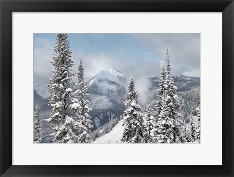 Framed North Cascades in Winter I Print