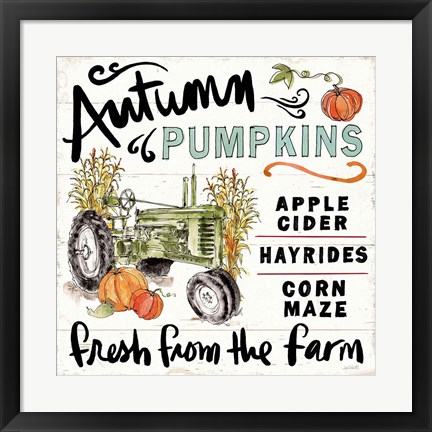Framed Harvest Times X Print