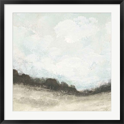 Framed In the Field Square II Neutral Print
