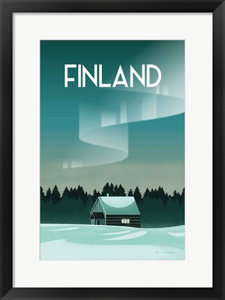 Framed Finland I Print