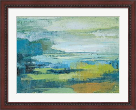 Framed Early Spring Lake Print