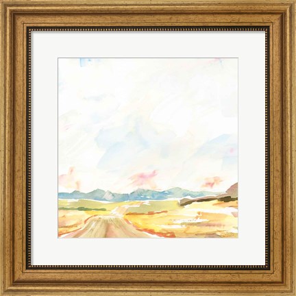 Framed Road to Bountiful Square Print