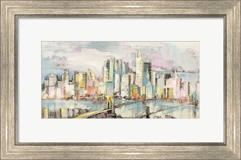 Framed Colori a Manhattan Print