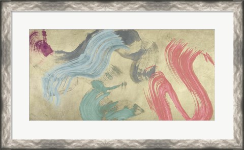 Framed Waves of Relaxation Print