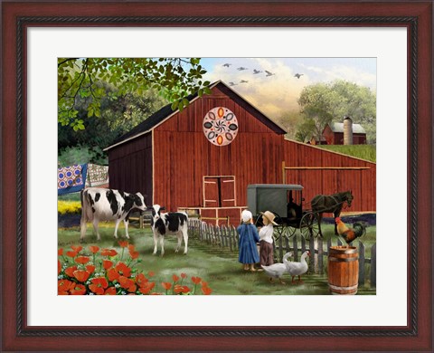 Framed Country Serenity Print