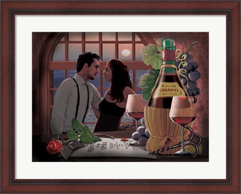 Framed After Theatre Chianti Print