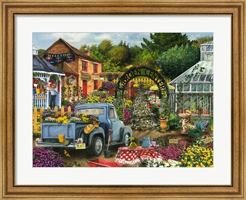 Framed Garden Center Print