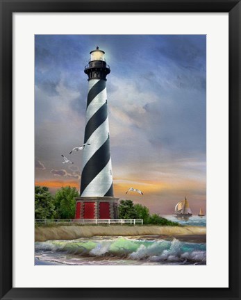 Framed Cape Hatteras Lighthouse Print