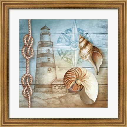 Framed Lighthouse VI Print