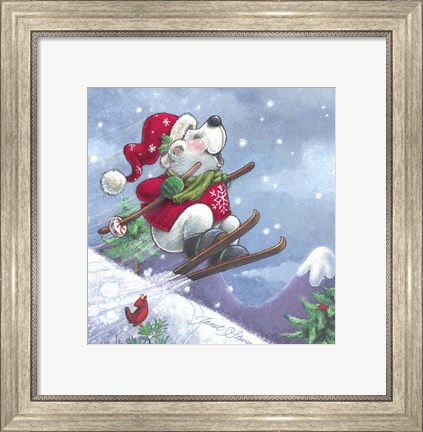 Framed Jump For Joy Print