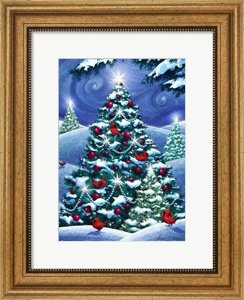 Framed O Christmas Trees Print