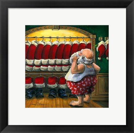 Framed Santas Closet Print