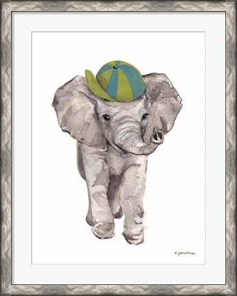 Framed Baby Elephant Print