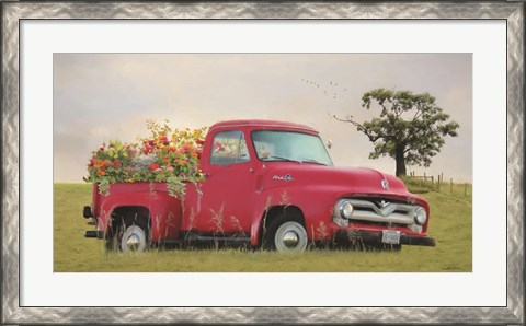 Framed Truckload of Happiness Print