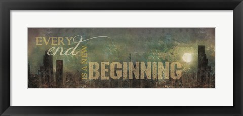 Framed New Beginning Print