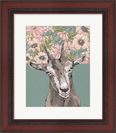 Framed Gertie the Goat Print