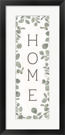 Framed Home Eucalyptus II Print