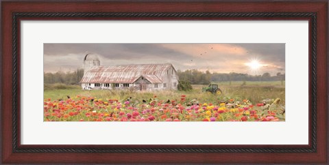 Framed Vermont Country Morning Print
